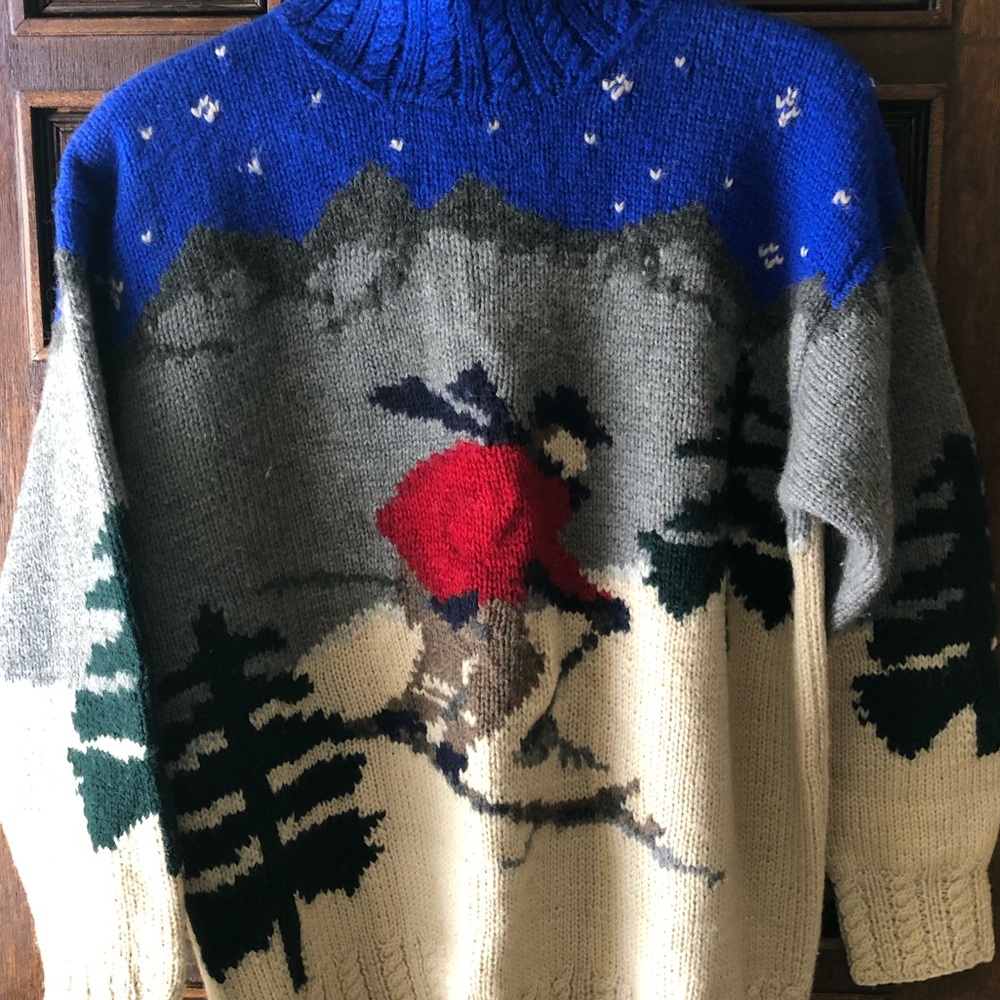 Vintage Ralph Lauren Hand Knit Sweater